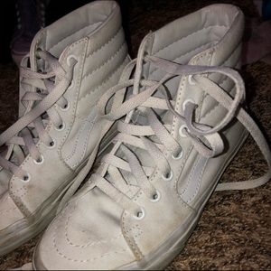 VANS white hightops